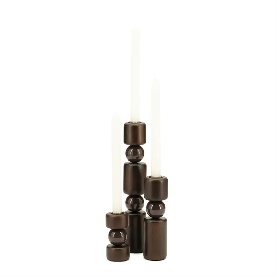 By-Boo candle holder Belloa brown 250340