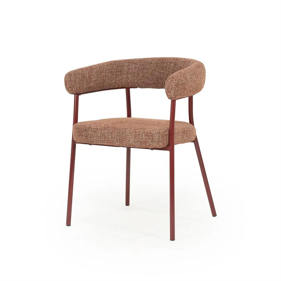 By-Boo eetkamerstoel Yovi burgundy 250029